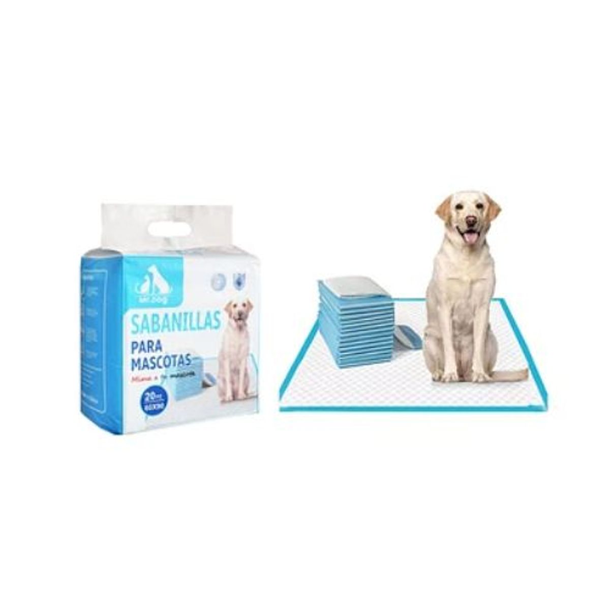 GENERICO - Sabanillas 6090cm 20pcs Azul