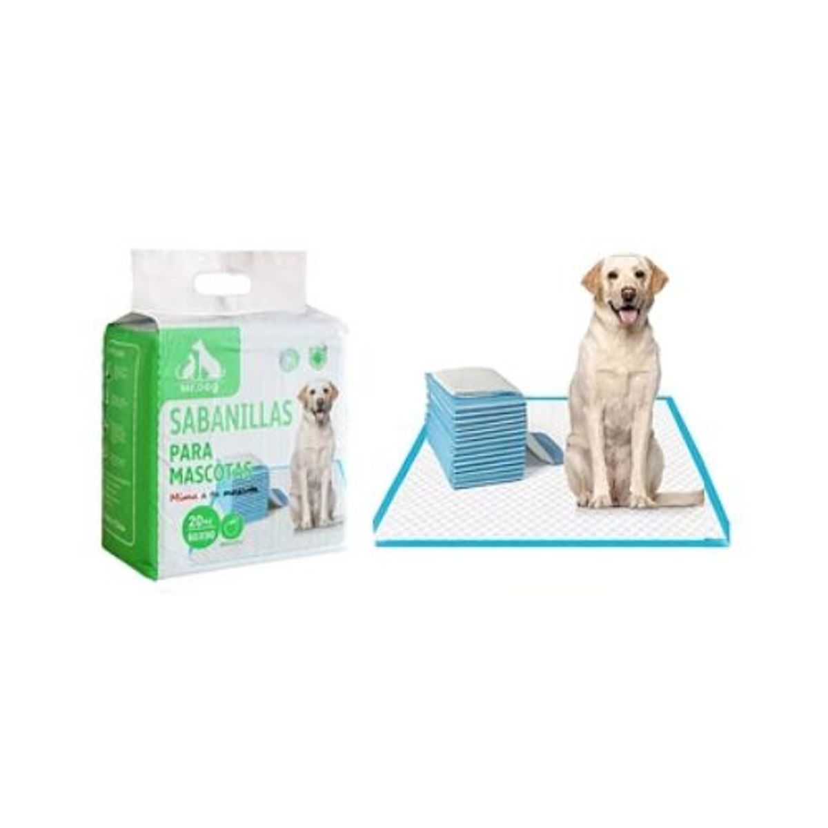 GENERICO - Sabanillas con aroma manzana 6090cm 20pcs Verde