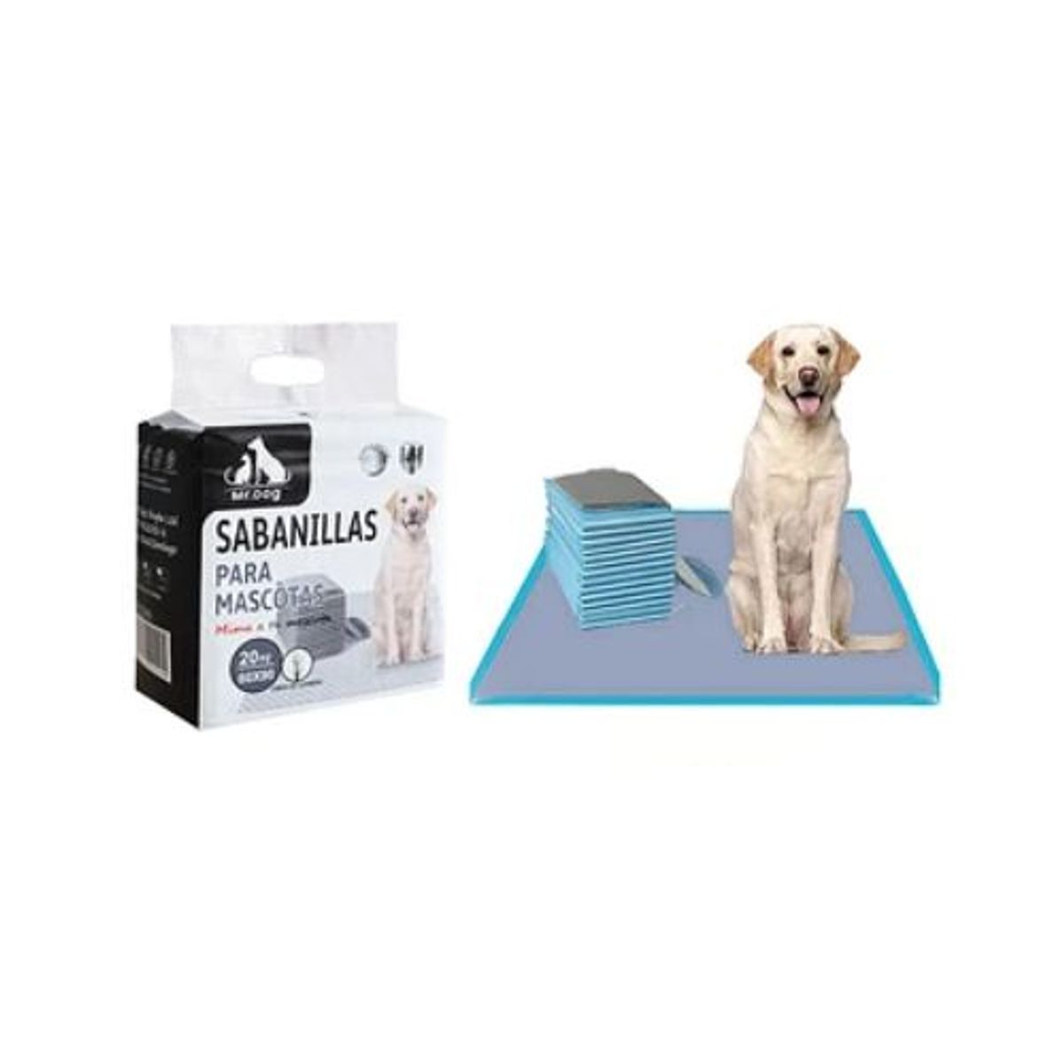 GENERICO - Sabanillas carbón con fijación 6090cm 20pcs Negro