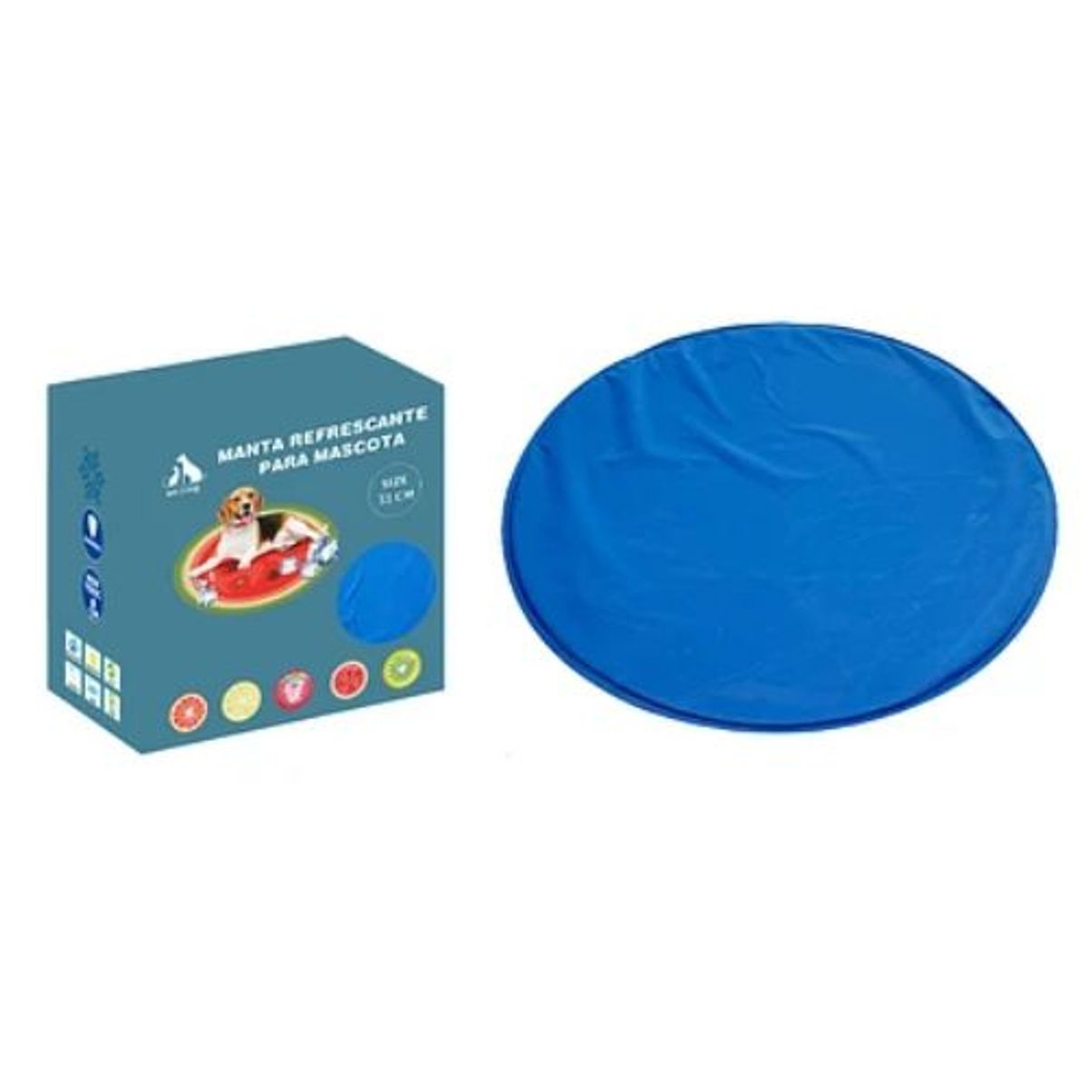 GENERICO - Manta refrescante para mascotas 33cm azul