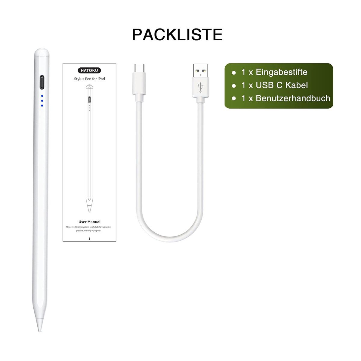 JOIGO - Lapiz Touch Universal Compatible Con iPhone Y Android Blanco