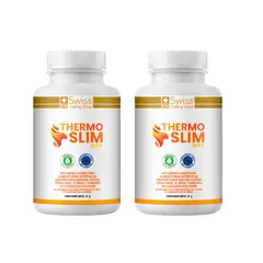 SWISS NATURE LABS - Suplemento Alimenticio Thermo Slim Quemador de Grasa 120 Capsulas Sin Azucar Con Ginseng Panax