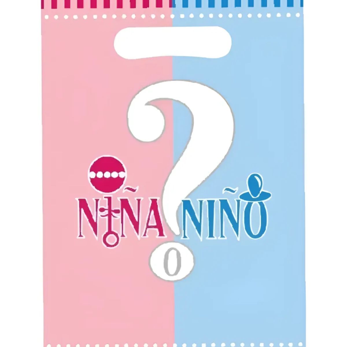 GENERICO - 40 Bolsas Revelacion De Genero Baby Shower Cotillon