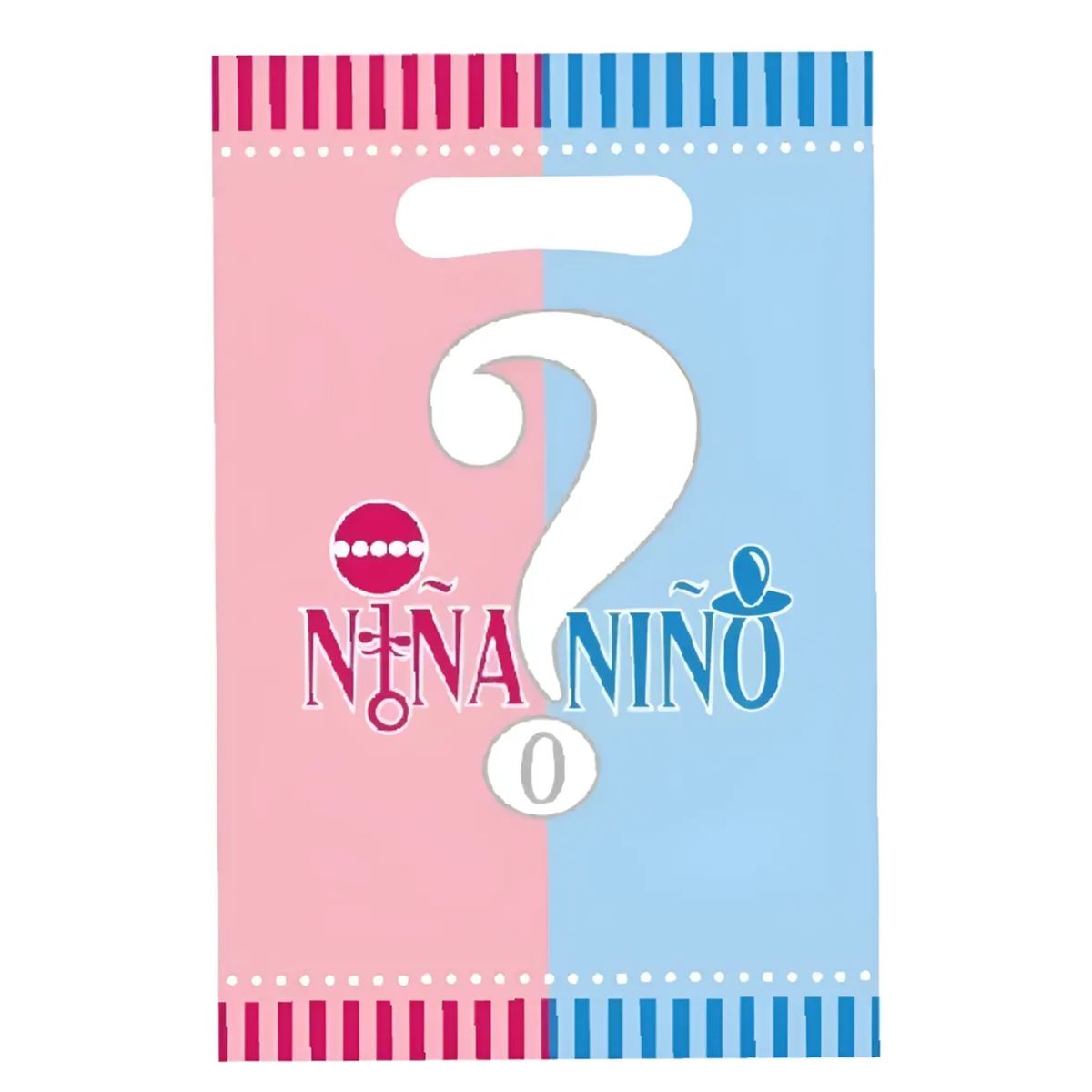 GENERICO - 40 Bolsas Revelacion De Genero Baby Shower Cotillon