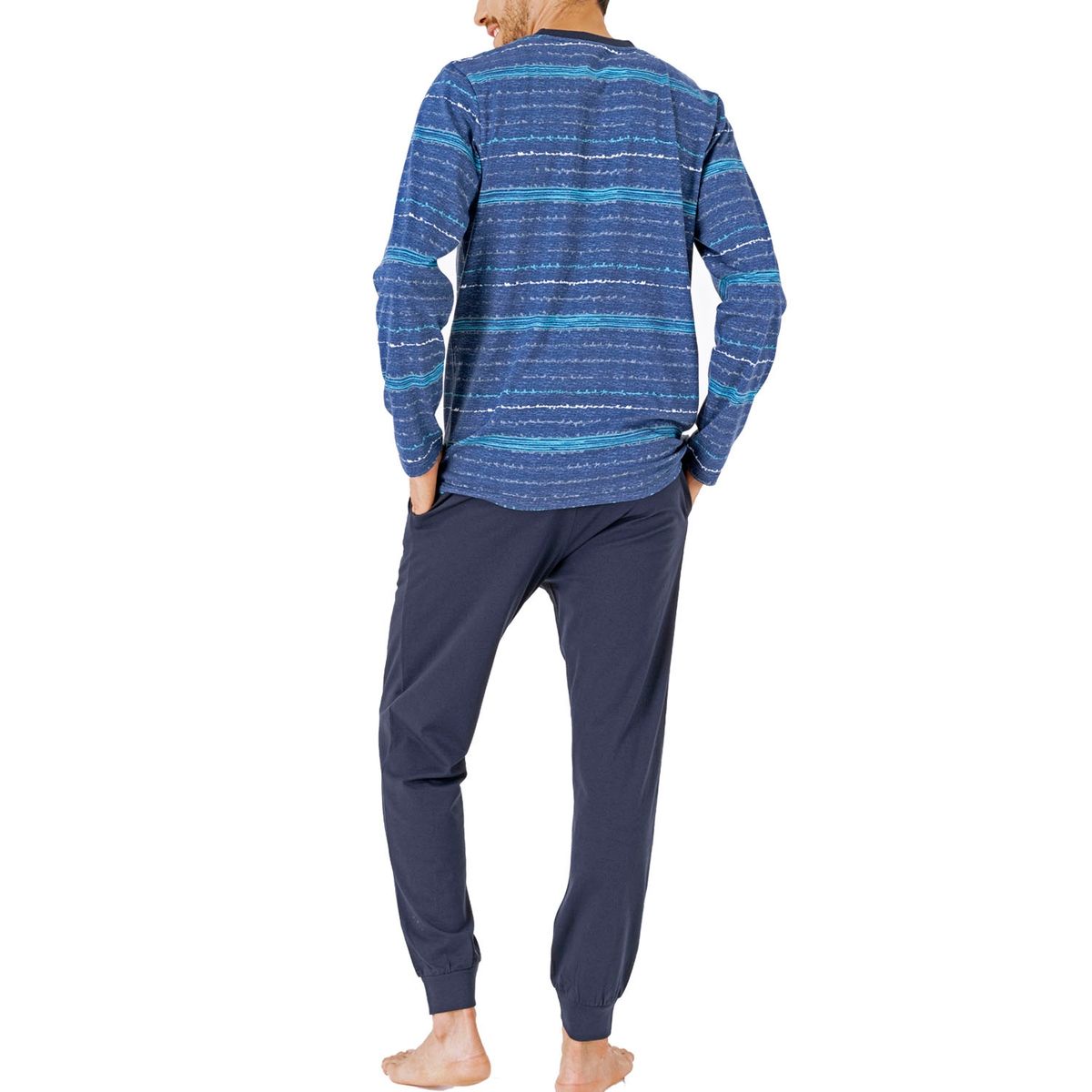 TOP - Pijama Polar Largo Hombre