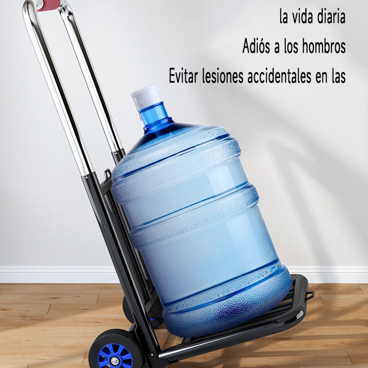 Trolley Plegable Portátil Negro, marca GENERAL - Foto Principal