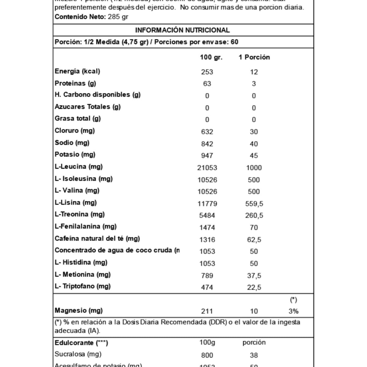 USN - Amino Stim EAAs con Cafeína de USN