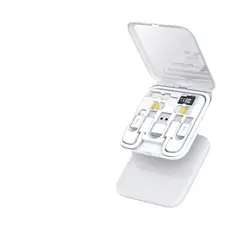 GENERICO - Estuche Organizador Portátil 6 En 1 Para Cables De Carga Rápida, Datos y Adaptadores