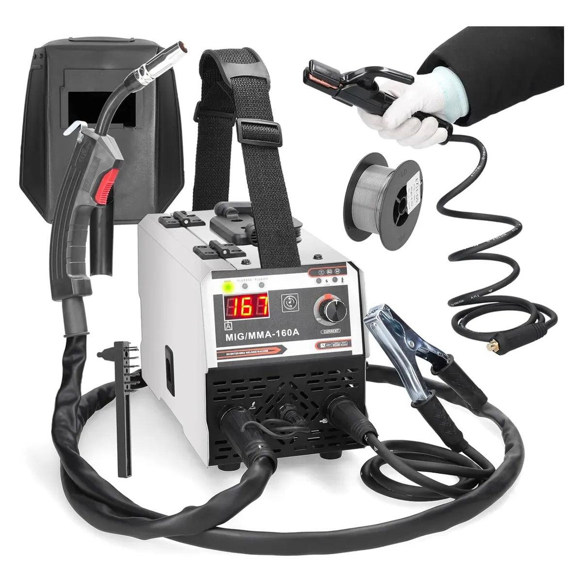 BLUEDREAMER - Soldadora arco manual  Soldadores por arco Máquina de soldar inverter, microalambre