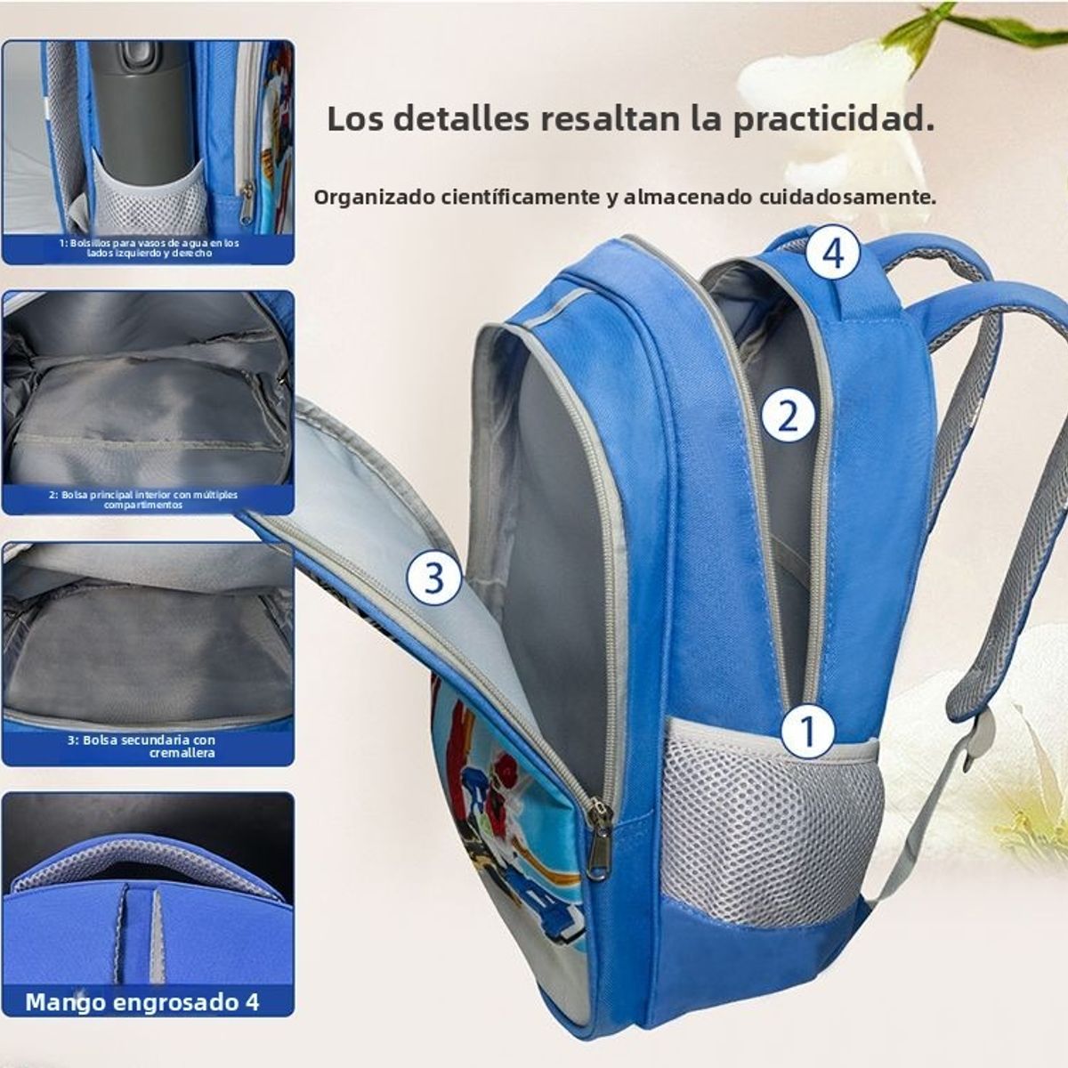TIOZONEY - Mochila Infantil Niña Pop