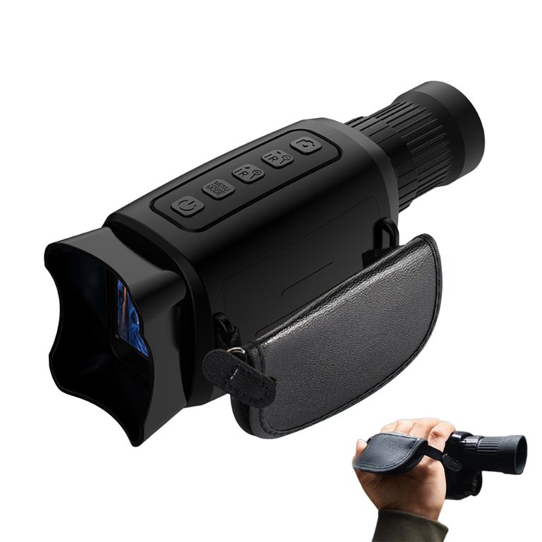Monocular Visor De Largo Alcance Zoom 16x Visión Nocturna Infrarroja
