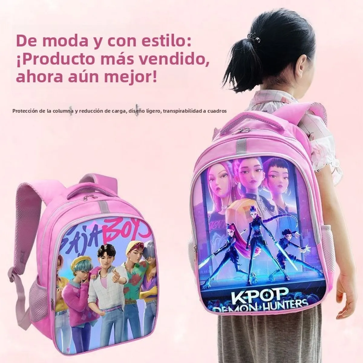 TIOZONEY - Mochila Infantil Niña Pop