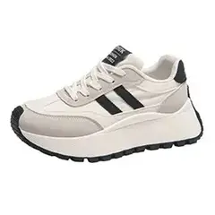 DANWEILE - Zapatillas Plataforma Mujer Blanco