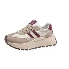 DANWEILE - Zapatillas Plataforma Mujer Caqui