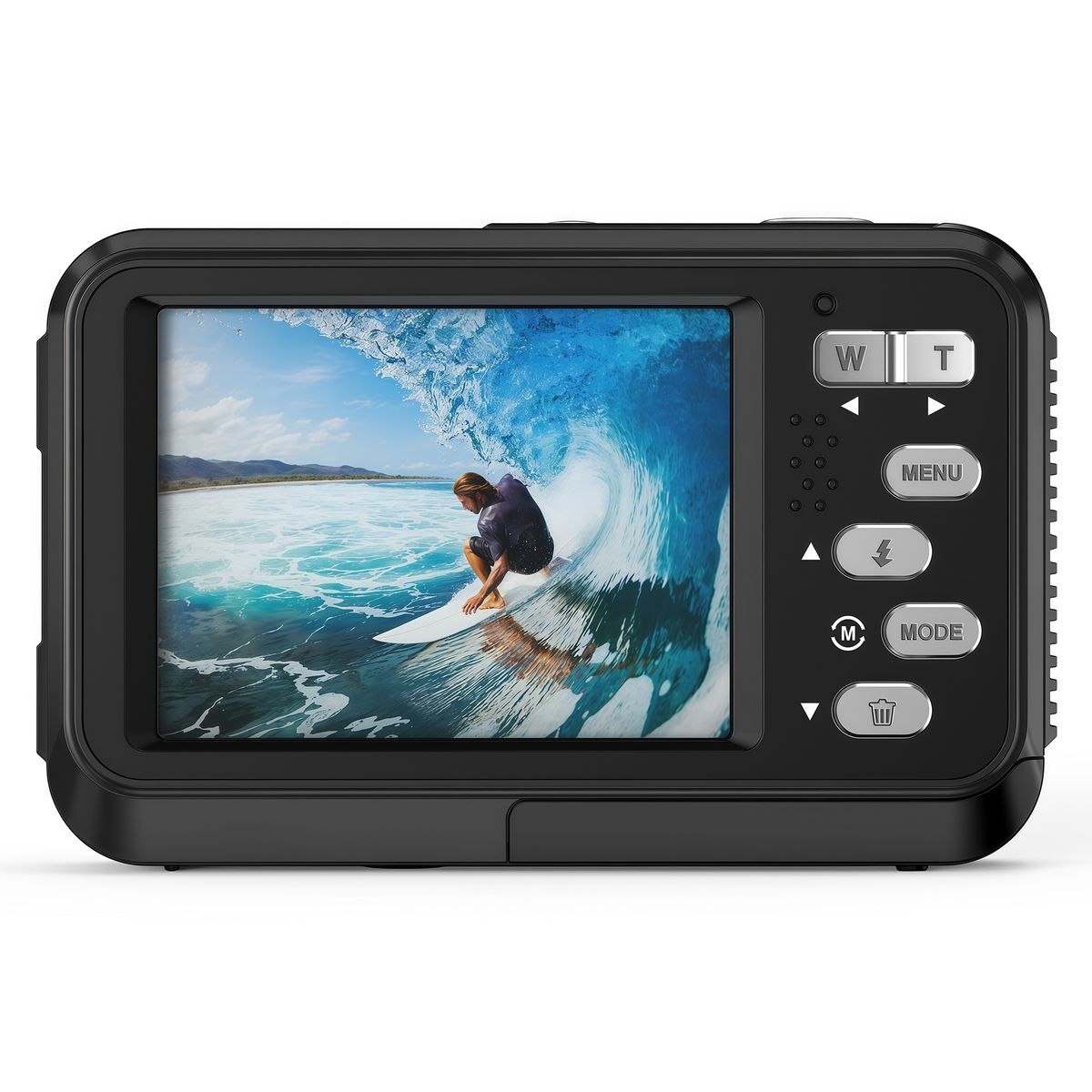 RENVMEXY - ¡Cámara 4K Sumergible 48MP IP68! Doble Pantalla, 60 Min Grabación