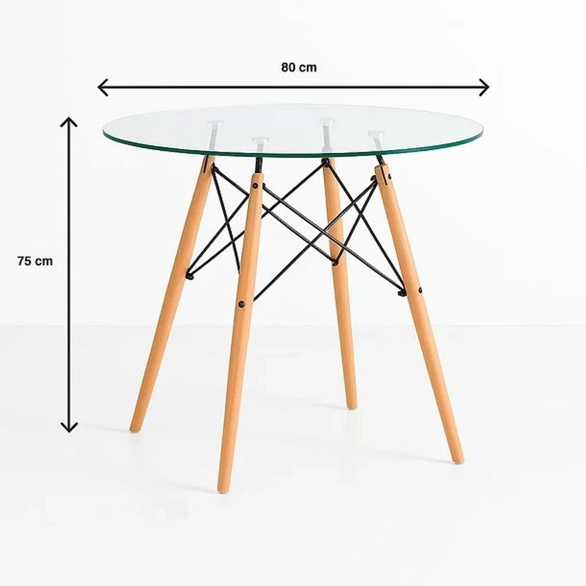 GENERICO - Mesa Redonda Eames De 80cm