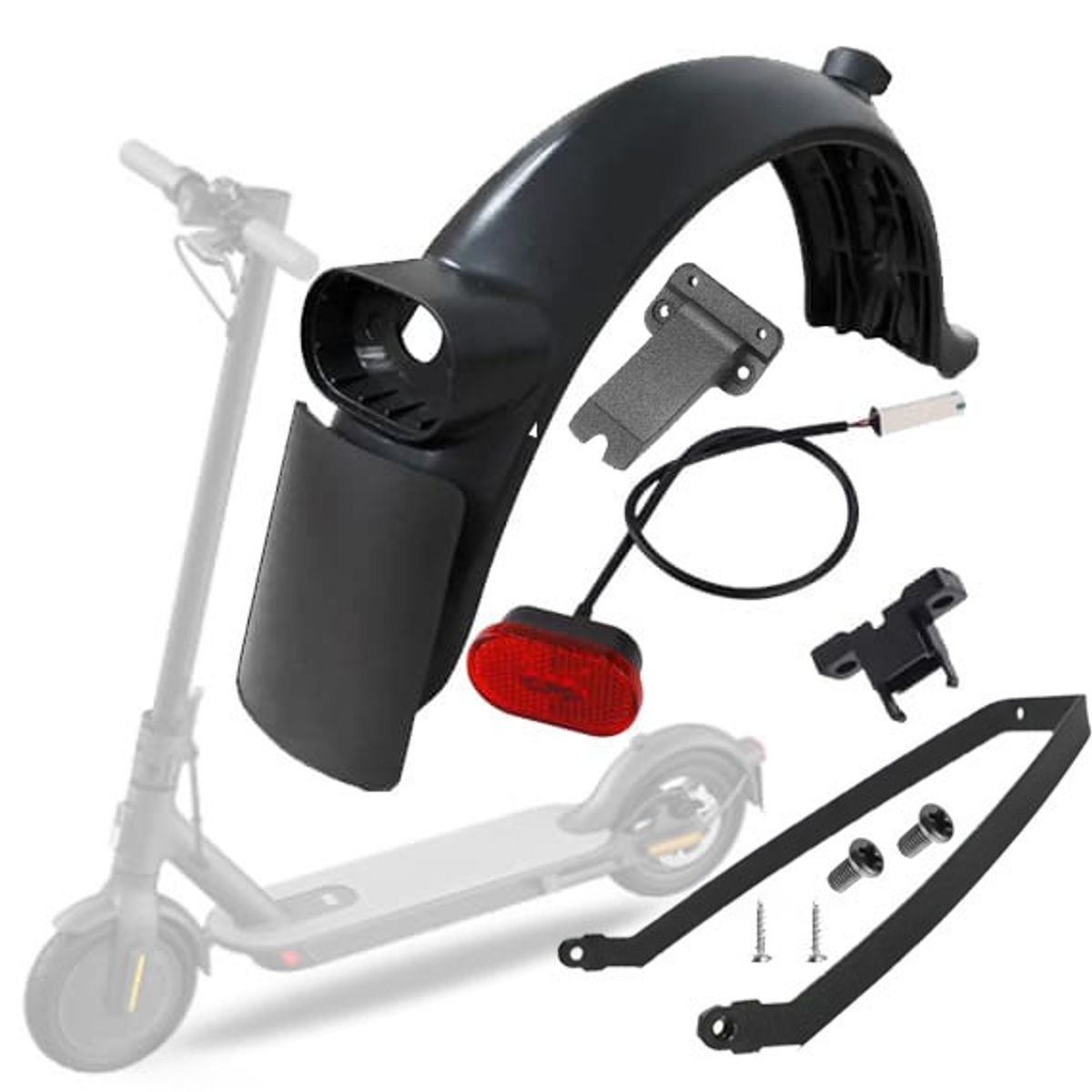 GENERICO - Kit Tapabarro Trasero Scooter Xiaomi Pro2  1S