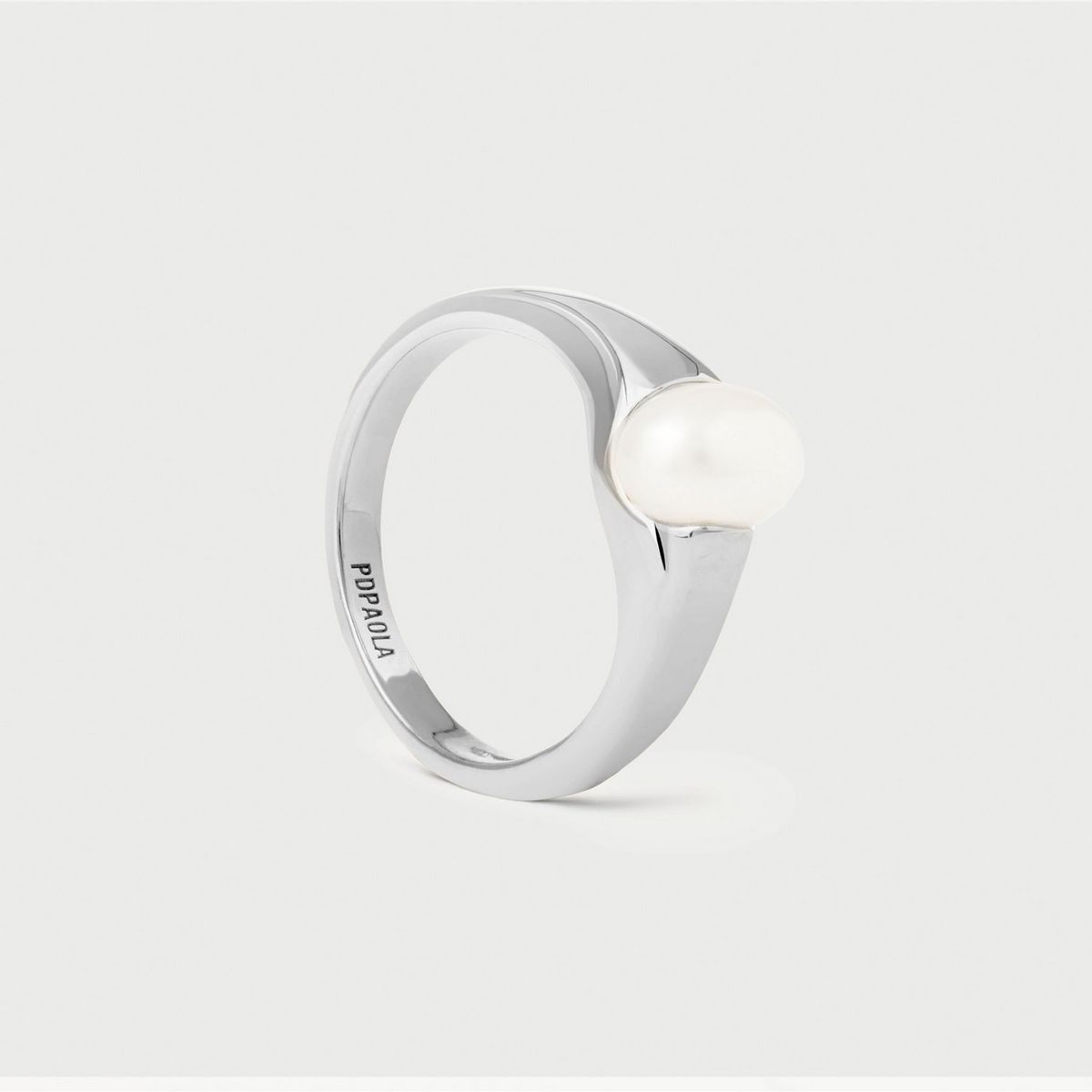 PDPAOLA - Anillo de plata con Perla Audrey PDPAOLA