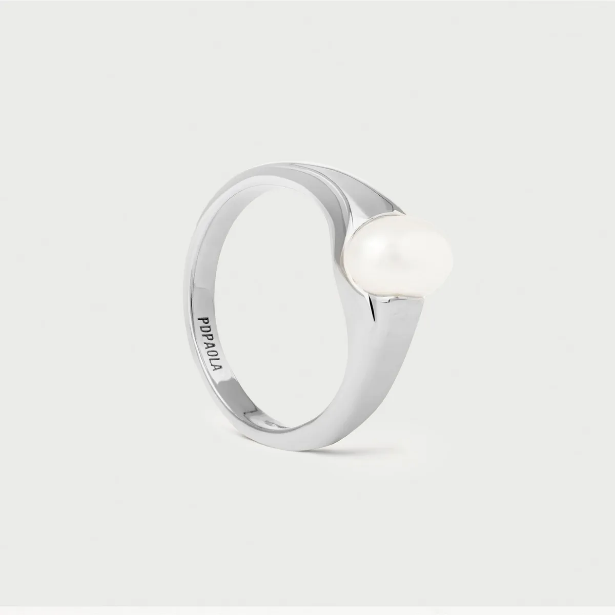 PDPAOLA - Anillo de plata con Perla Audrey PDPAOLA
