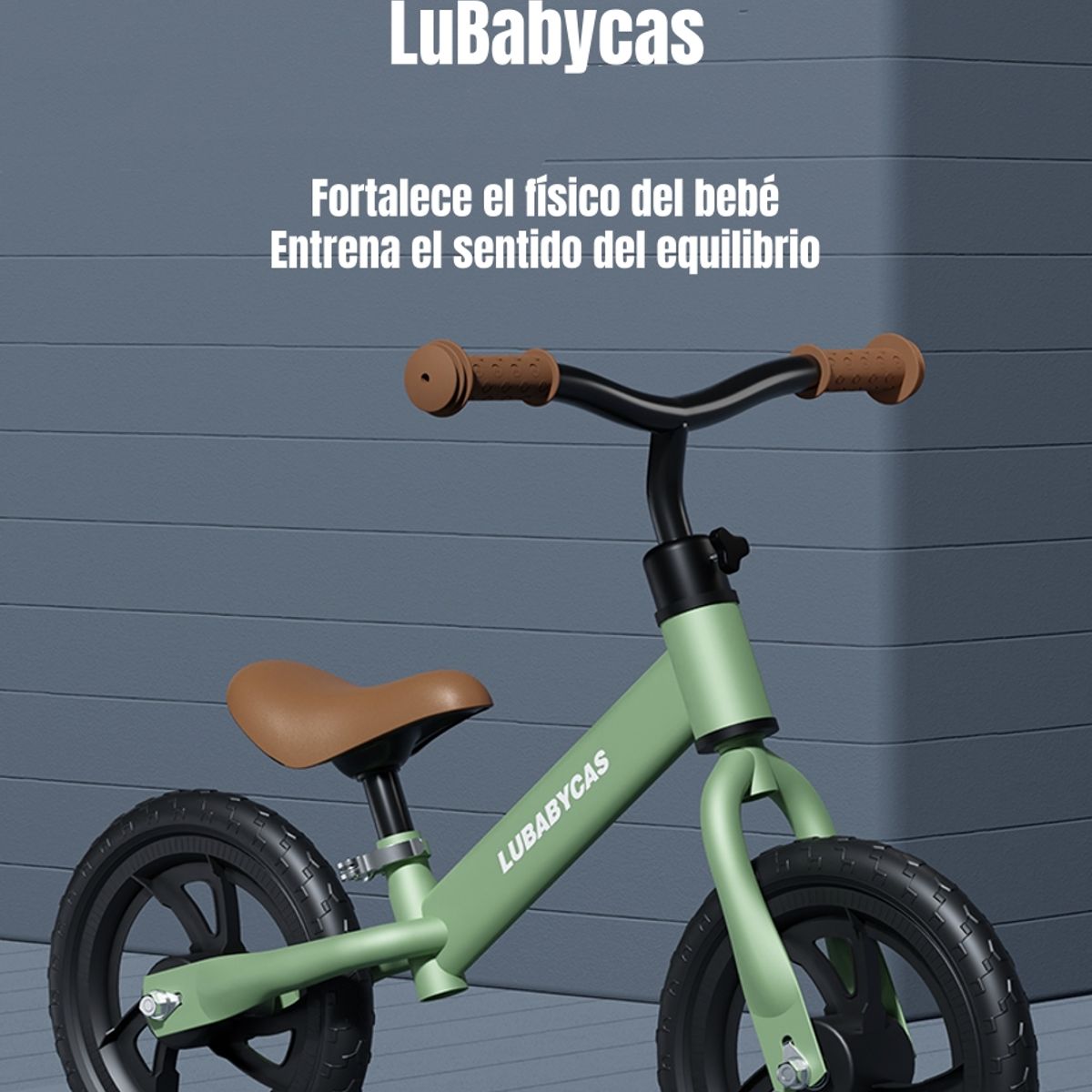 LUBABYCAS - Bicicleta De Equilibrio 2-6 Años Aro 12 Acent Lubabycas