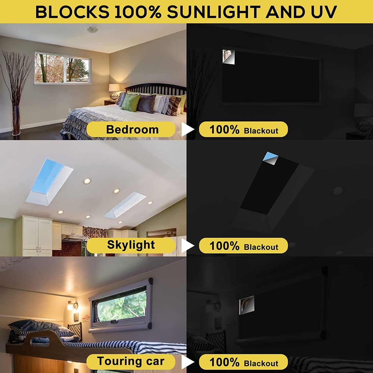 ATURE - Cortinas Blackout 420d Revestidas De Plata 1452m