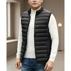 BLUE MOUNTAIN - Chaqueta sin mangas casual ripstop hombre