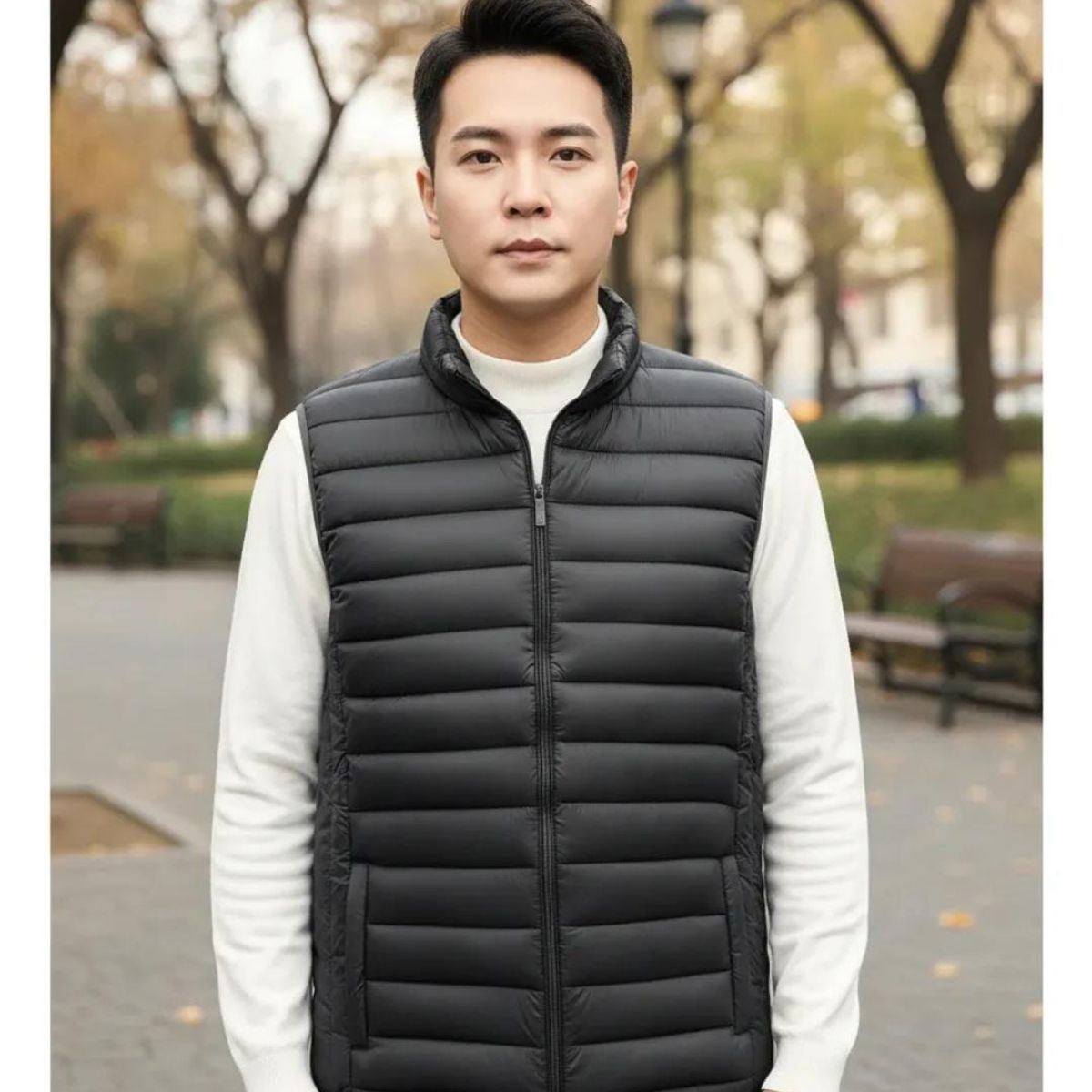 BLUE MOUNTAIN - Chaqueta sin mangas casual  ripstop hombre