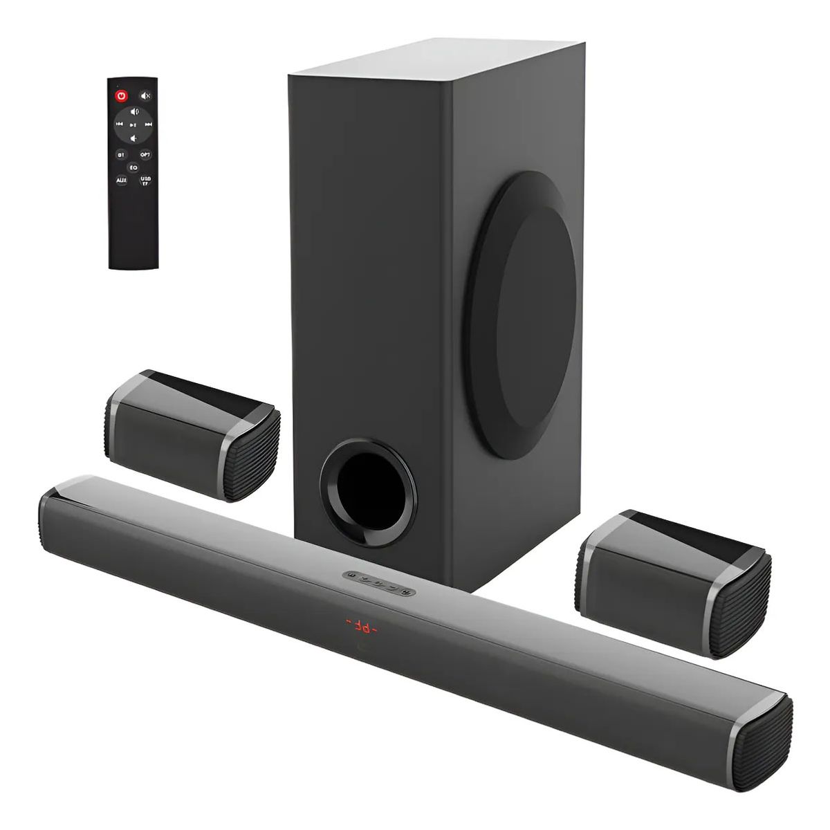 BLUEDREAMER - Sound Bar 5.1 Teatro En Casa con Subwoofer, Barra Sonido Home Theater, Bocina Barra para TV