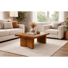 GENERICO - Mesa de Centro de Madera 100 x 65 x 43