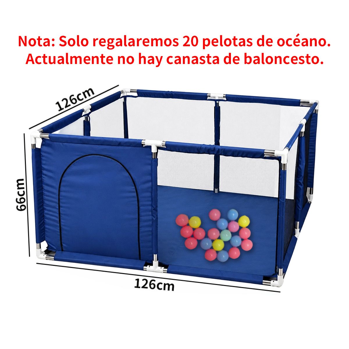 ATURE - Corral Juegos Bebés Seguridad Alfombra Pelotas Agua Letras