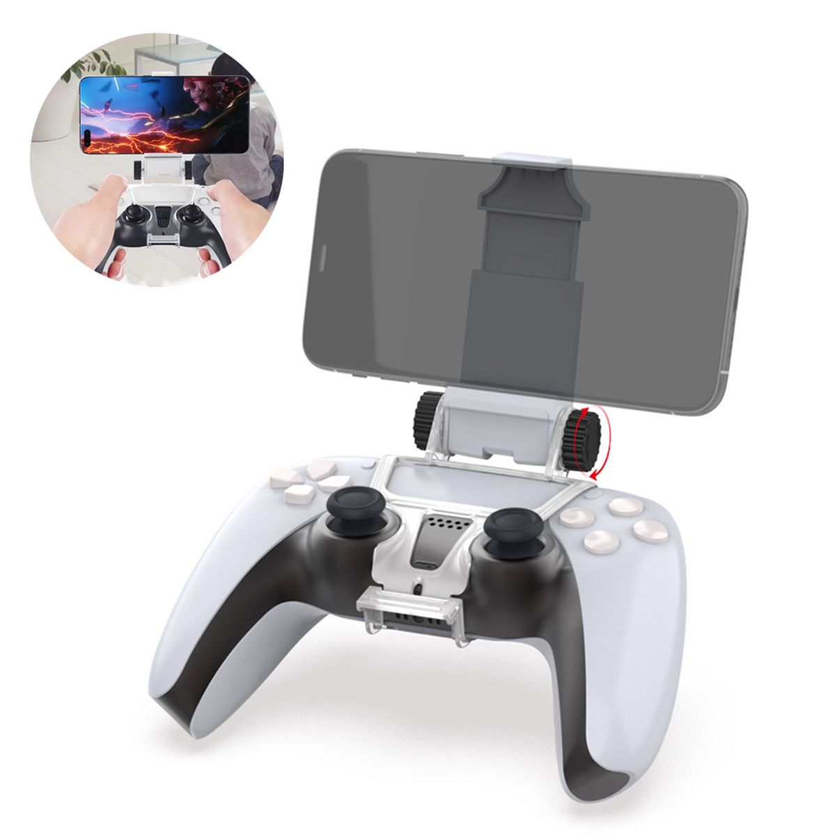 GENERICO - Soporte de Montaje para Mando Inalámbrico PS5 Ajustable