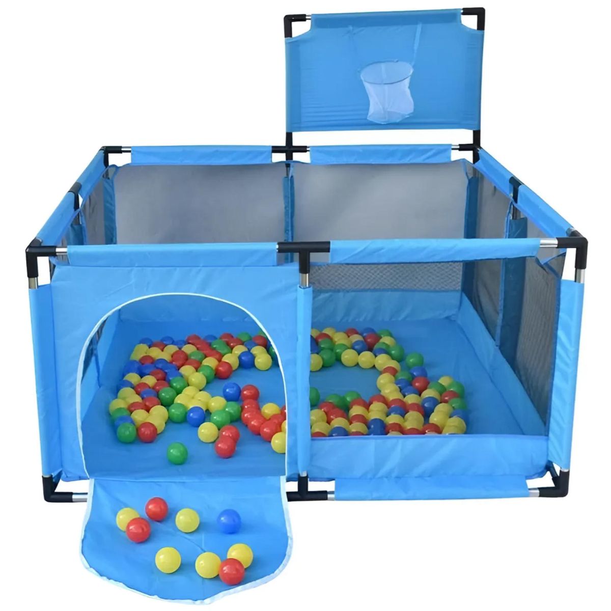 ATURE - Corral Juegos Bebés Seguridad Alfombra Pelotas Agua Letras