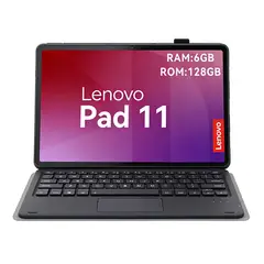 LENOVO - Tablet Pad 11 2025 6+128GB 11" WIFI 2.5K-Gris+Teclado Negro
