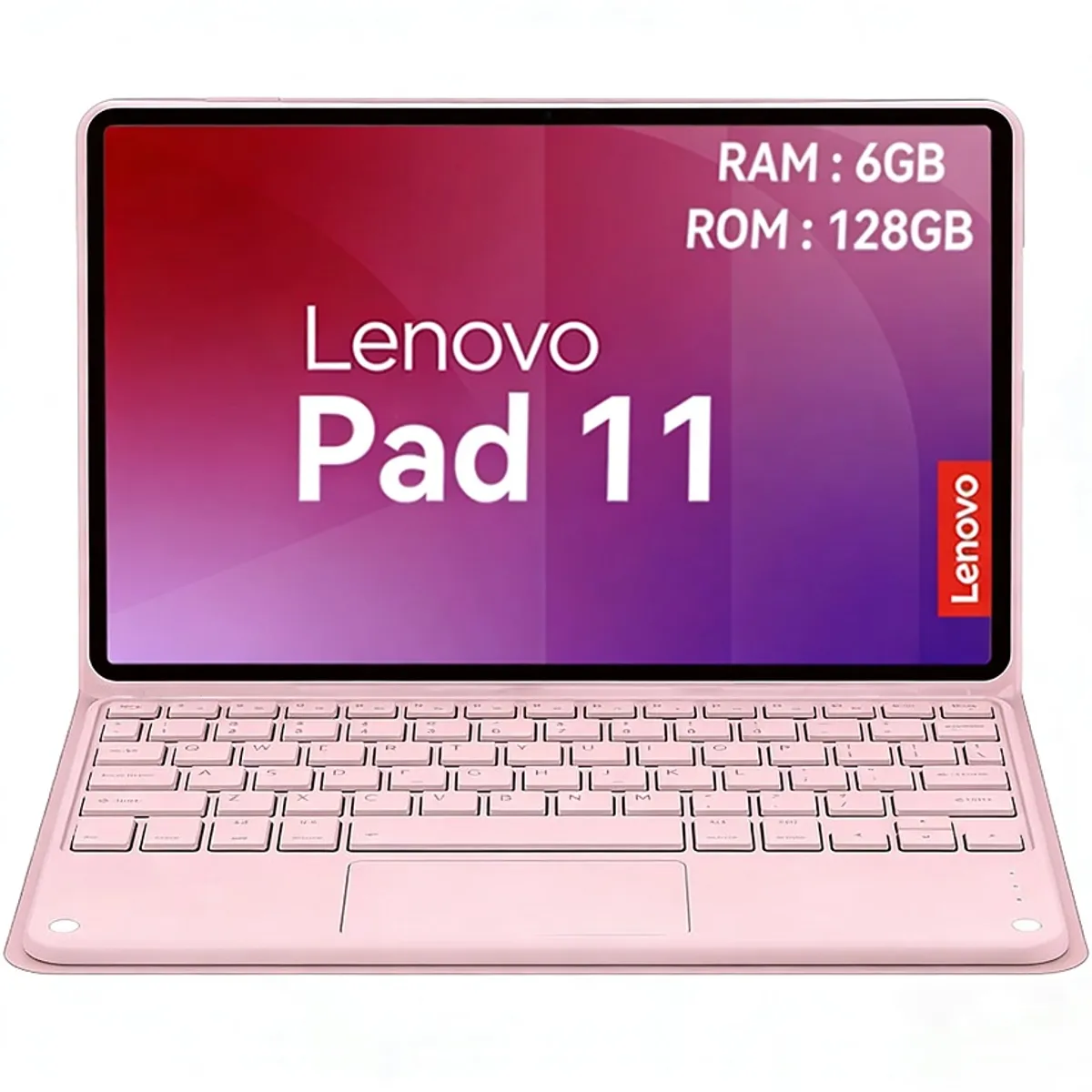 LENOVO - Tablet Lenovo Pad 11 2025 6+128GB 11" WIFI 2.5K-Azul+Teclado Rosa