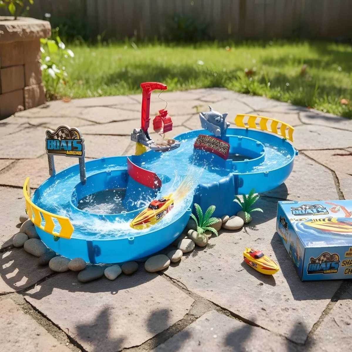 GENERICO - Juego de Agua Pista de Botes