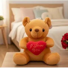 GENERICO - Oso De Peluche Con Corazón I Love You 20cm Regalo Amor