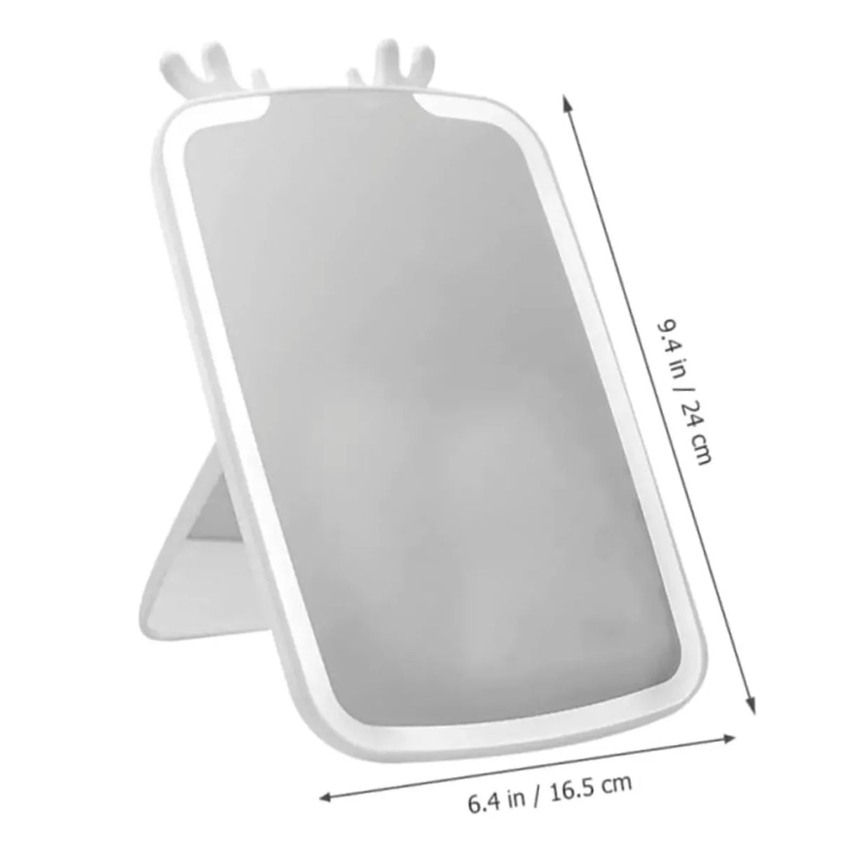 OKAY - Espejo De Maquillaje Portátil Led Con Luz Recargable Usb