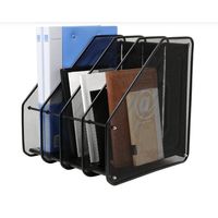 Organizador Revistero Libros Escritorio Metalico 4 Niveles