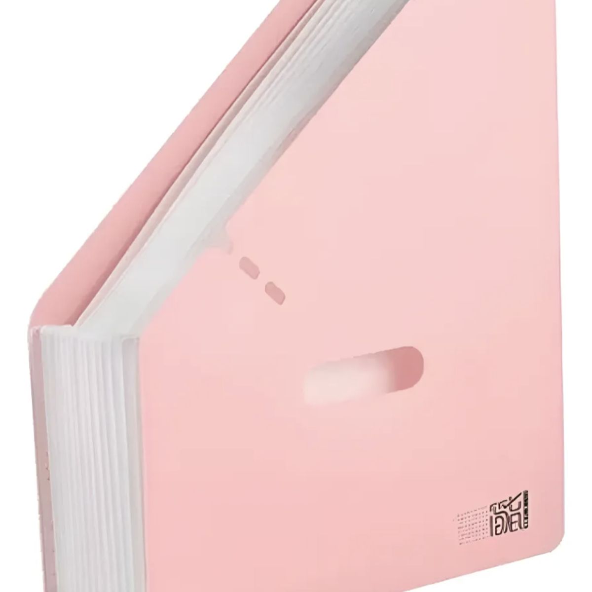 OKAY - Revistero Expandible De Plástico 12 Divisiones Color Rosa