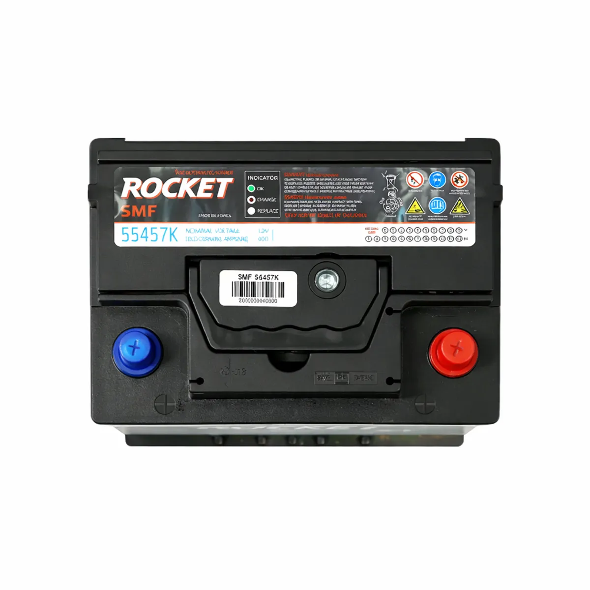 ROCKET - Batería de Auto 54 Ah Positivo Izquierdo 400 CCA
