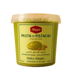 ALEPPO - Pasta de Pistacho 1 Kg / 30 % Pistacho Alta Reposteria