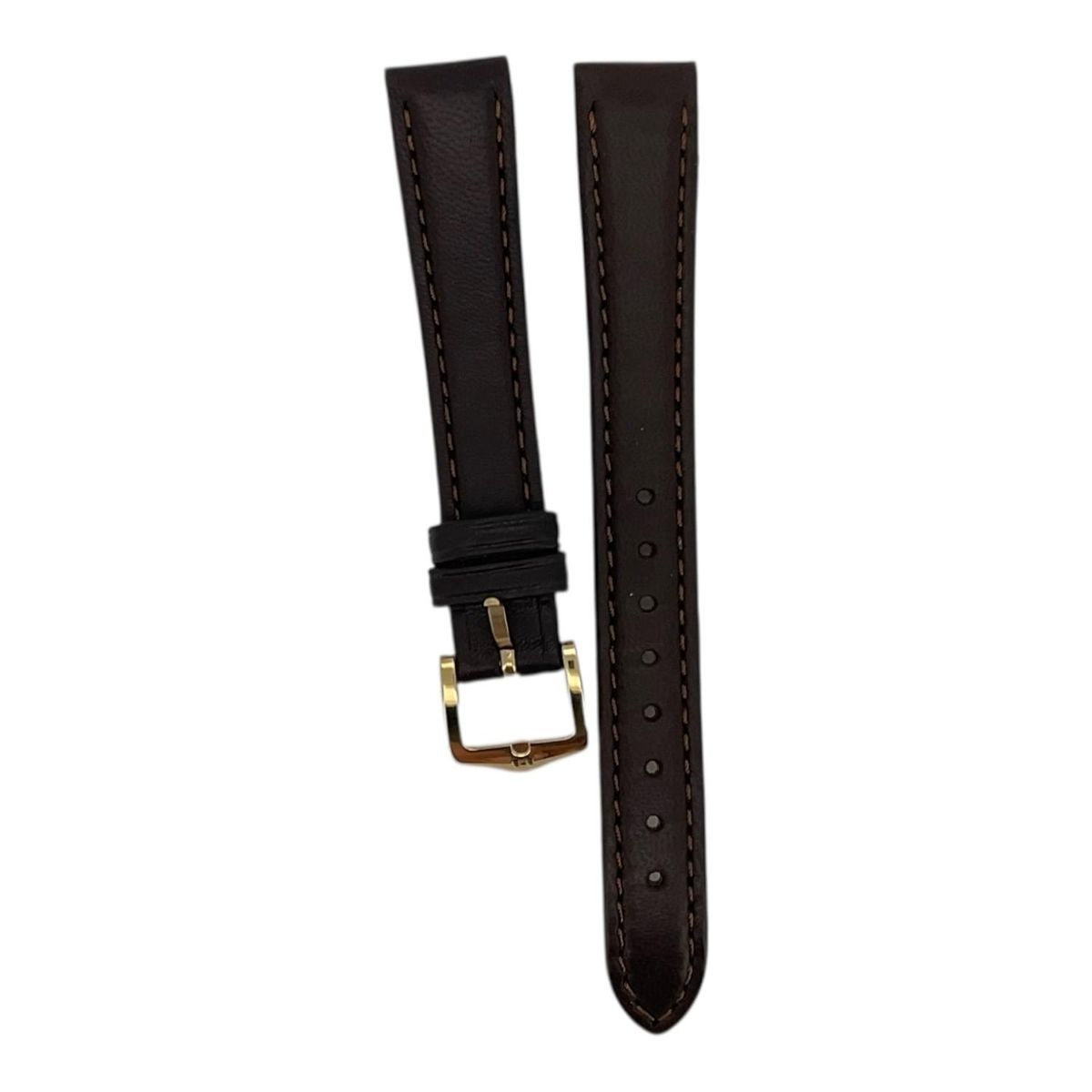 GENERICO - Correa Reloj Hirsch Sheep M Hebilla Dorada 14mm