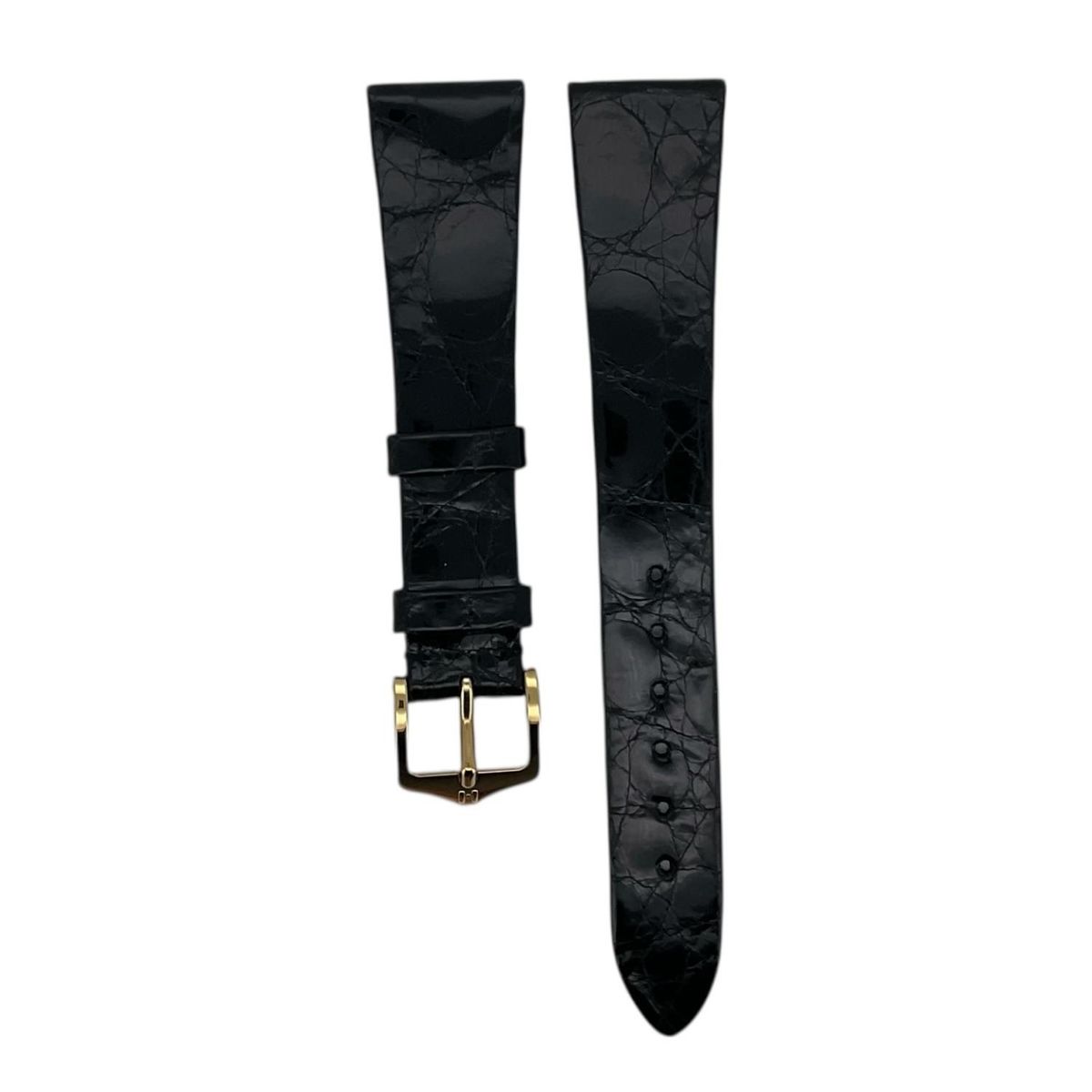 GENERICO - Correa Reloj Hirsch Prestige M Hebilla Dorada 19mm