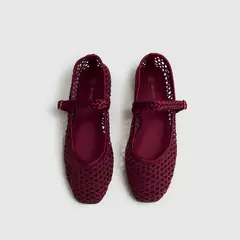 LOUNGE - Sandalias Ballerinas Tejida