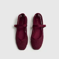 Sandalias Ballerinas Tejida