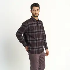 ELLUS - Camisa Hombre Cuadro Grande Flannel