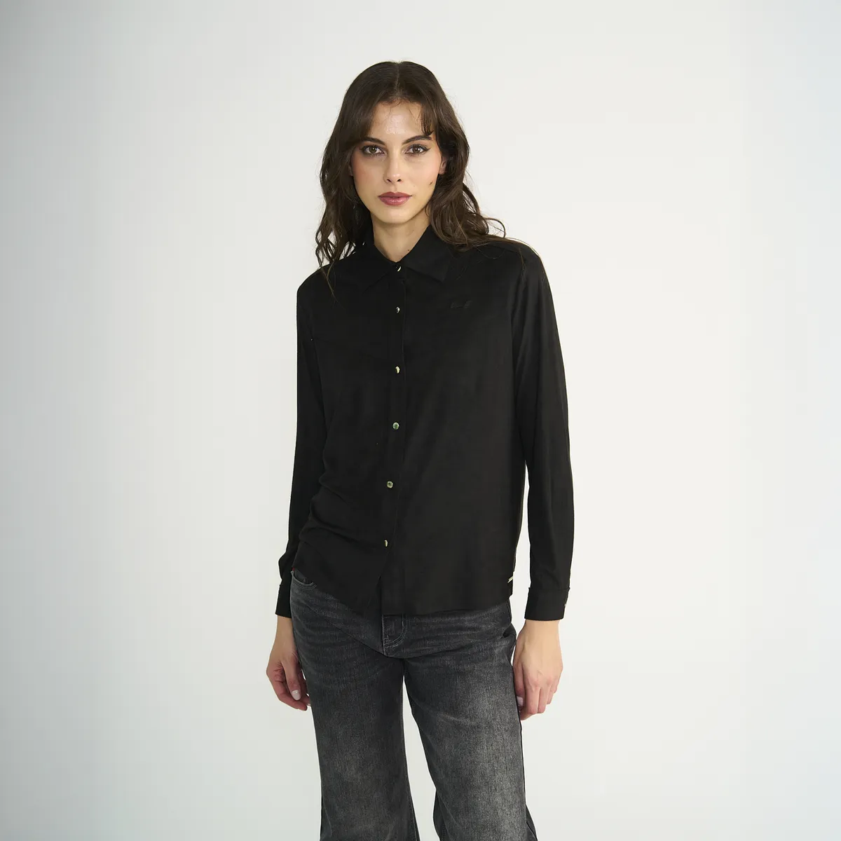 ELLUS - Blusa Ellus Manga Larga Hardworker Suede