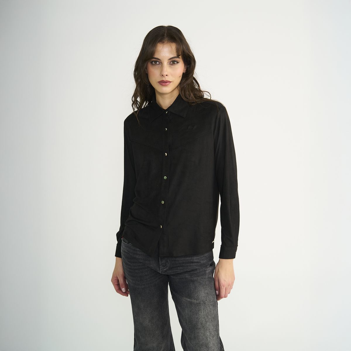 ELLUS - Blusa Ellus Manga Larga Hardworker Suede