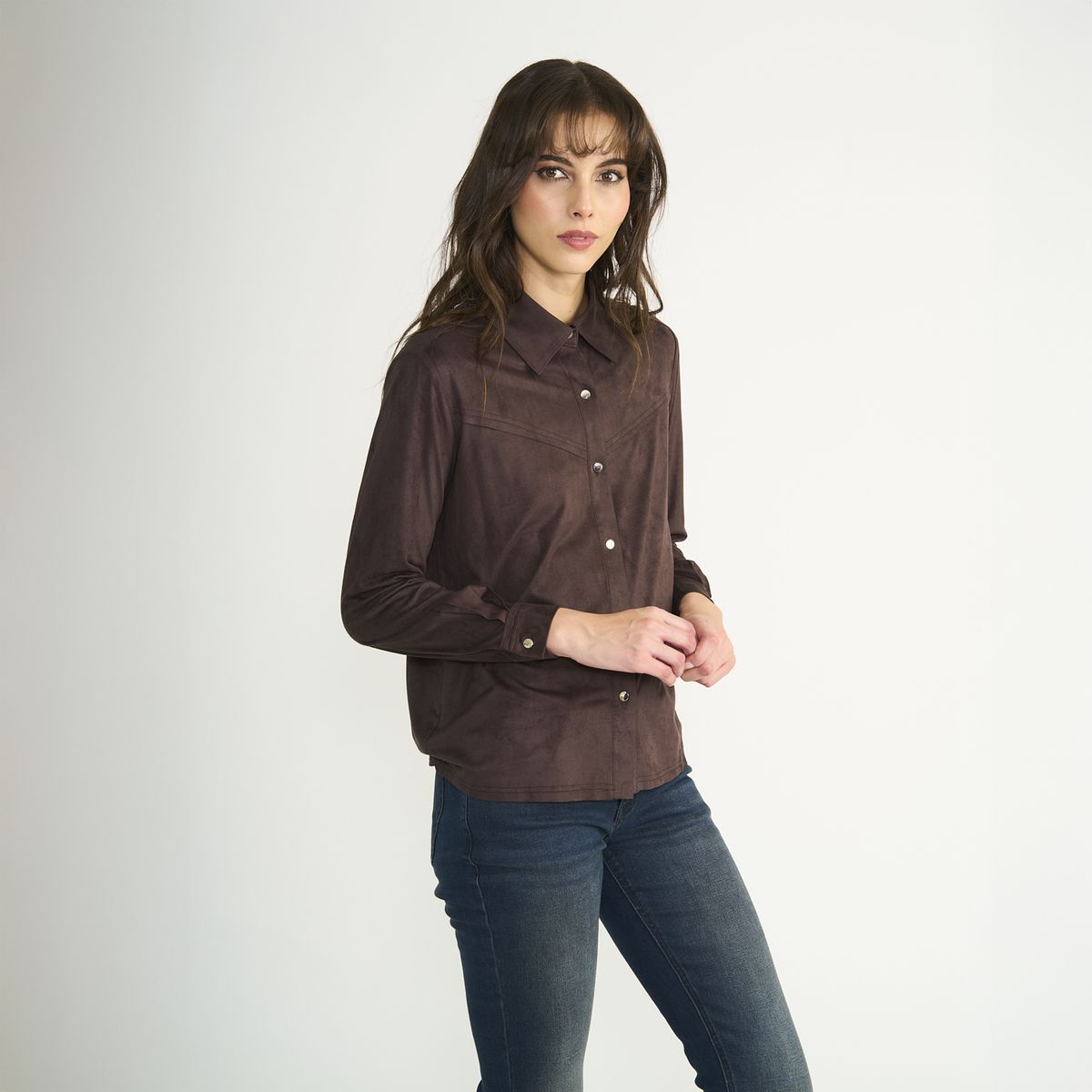 ELLUS - Blusa Ellus Manga Larga Hardworker Suede