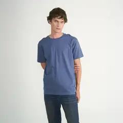 ELLUS - Polera Hombre Básica Logo Bordado
